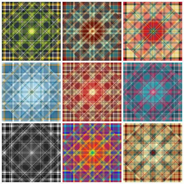 Кольорові геометричні лінії фон колекція векторної ілюстрації — стоковий вектор