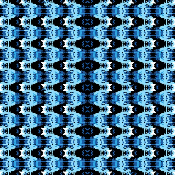 Objets abstraits bleus sur fond noir illustration vectorielle — Image vectorielle