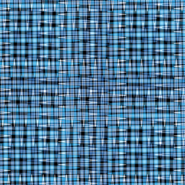 Objetos geométricos azules en una ilustración vectorial de fondo oscuro — Vector de stock