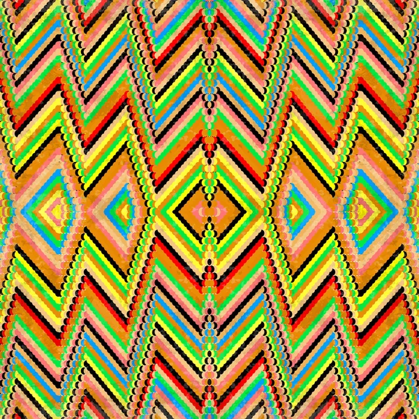 Cercles psychédélique abstrait géométrique arrière-plan vectoriel illustration — Image vectorielle
