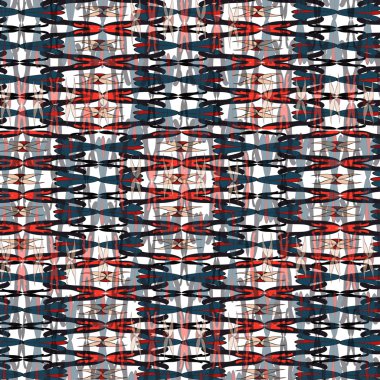 blue and red abstract objects on a white background abstract background vector illustration