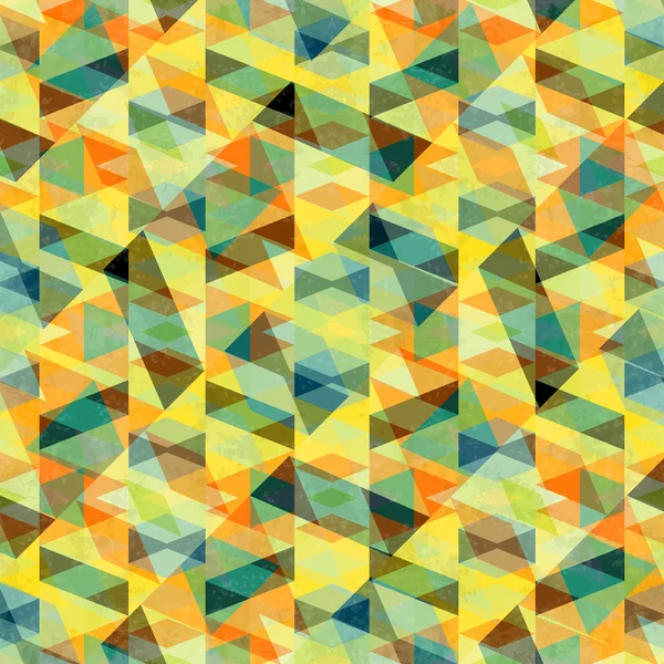 Beautiful psychedelic abstract geometric background vector illustration grunge effect — Stockový vektor