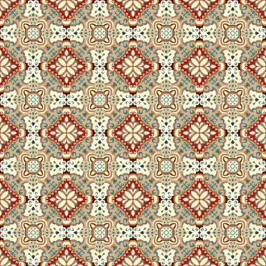 gentle beautiful colored abstract seamless pattern vector illustration