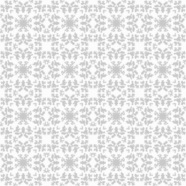 gray abstract objects on a white background seamless pattern vector illustration