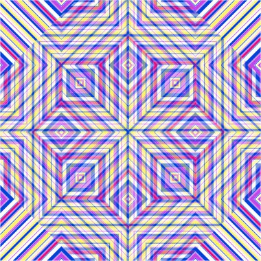 güzel yumuşak çokgenler ve açık renkli vektör çizim satırlarını