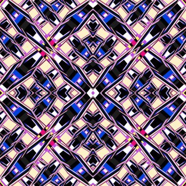 bright abstract geometric polygons background vector illustration