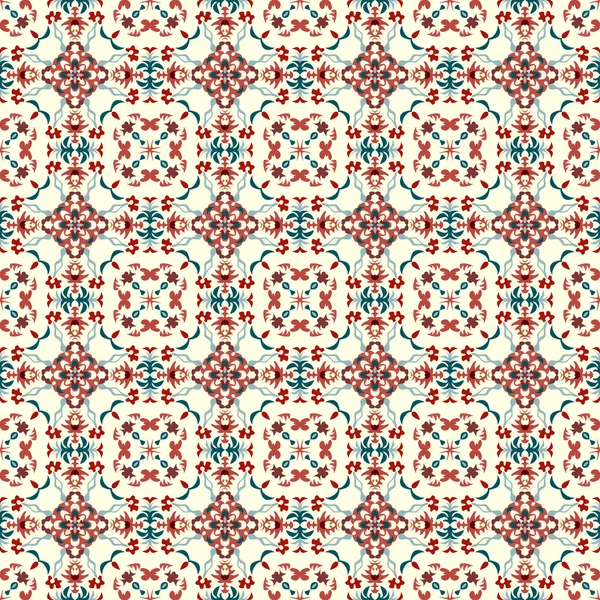 Beautiful seamless abstract pattern in retro style on a light background vector illustration — Stockový vektor