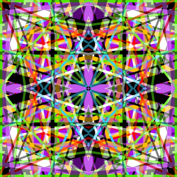 Colorido hermoso abstracto líneas geométricas fondo vector ilustración — Vector de stock