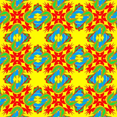 soyut renkli yaprakları sarı arka plan vektör çizim çiçek