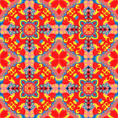 hassas renk Dikişsiz desen vektör çizim