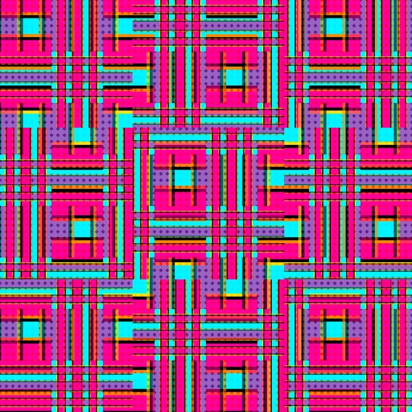 ピンクとブルーのポリゴン抽象的な幾何学的な背景のベクトル図 — ストックベクタ