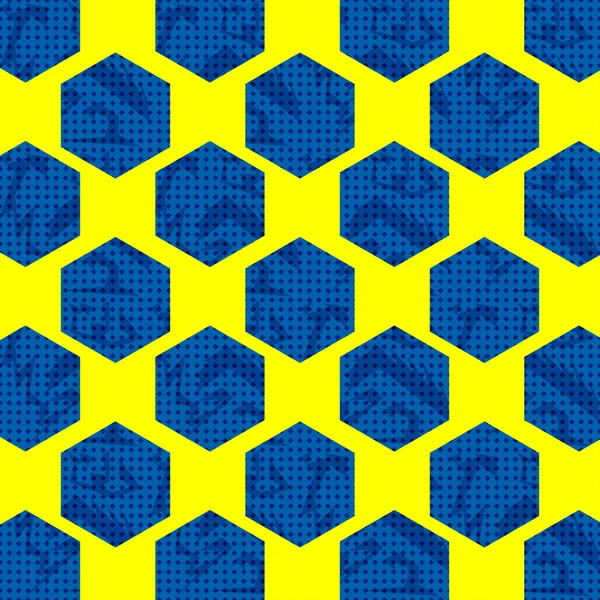 Polygones foncés sur fond jaune illustration vectorielle — Image vectorielle