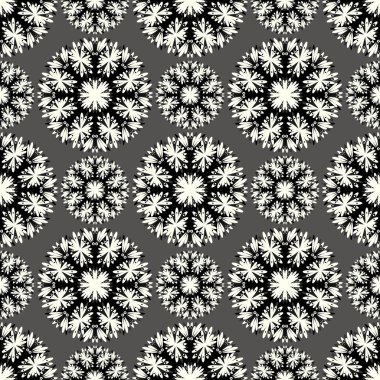 Güzel seamless modeli mandala ile süsleme. vektör çizim