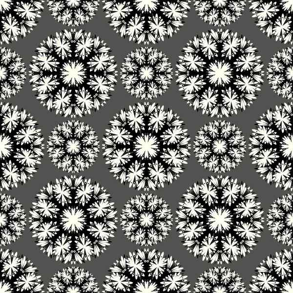 Ornament beautiful seamless pattern with mandala. vector illustration — Stock Vector