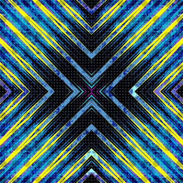 Dunkle, farbige Linien. geometrischer abstrakter Hintergrund. Vektorillustration. Grunge-Effekt — Stockvektor