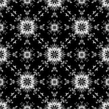 tek renkli güzel seamless modeli. Vintage öğeler. Vektör çizim