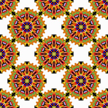 Seamless modeli. Vintage öğeler illüstrasyon vektör