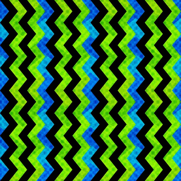 Abstrakte geometrische Objekte auf blauem Hintergrund mit nahtlosem Grunge-Effekt — Stockvektor