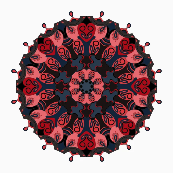 Mandala. beaux éléments Vintage. illustration vectorielle — Image vectorielle