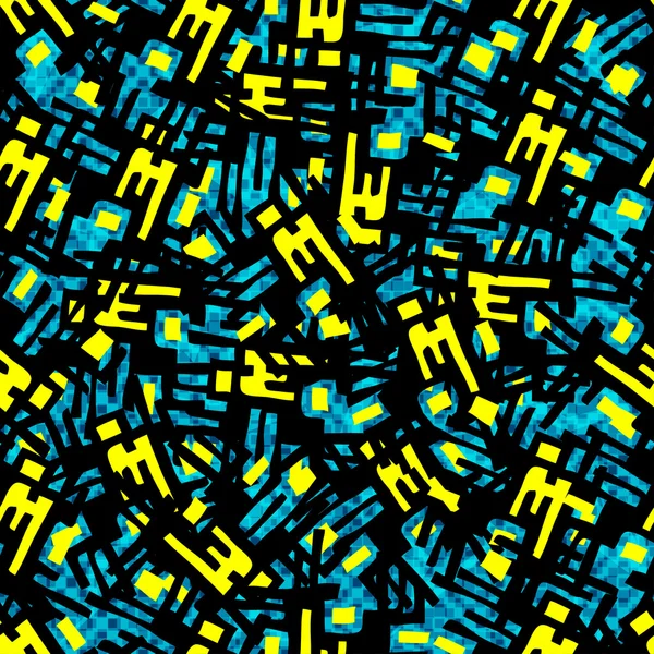 Hermosos objetos geométricos abstractos sin costura patrón vector ilustración — Vector de stock