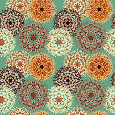 Seamless modeli. Vintage dekoratif öğeler. güzel arka plan