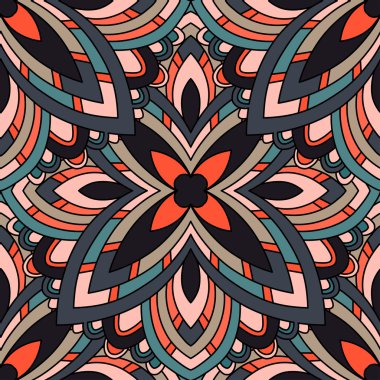 Güzel seamless modeli mandala ile süsleme. güzel arka plan