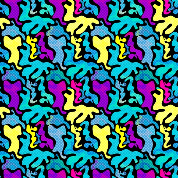 parlak geometrik seamless modeli grunge etkisi