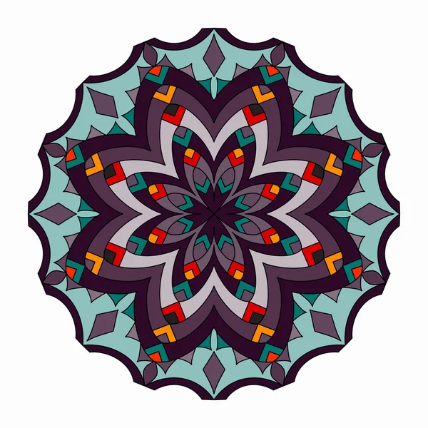 Mandala. Klasické dekorativní prvky. Vektorová ilustrace — Stockový vektor