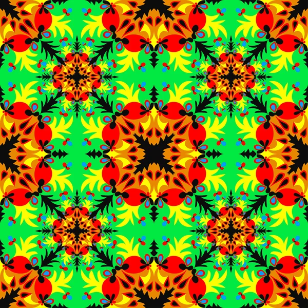 Elle çizilmiş dantel mandalalar etnik seamless modeli