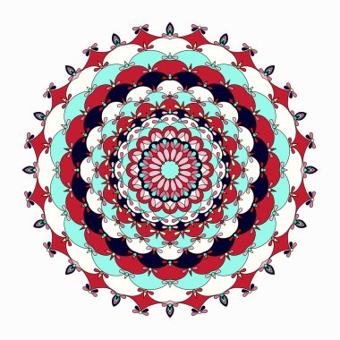 Mandala kabile etnik süs vektör slamic Arapça Hint desen