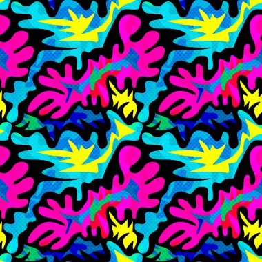 Graffiti arka plan sorunsuz doku telif ücretsiz stok illüstrasyon vektör