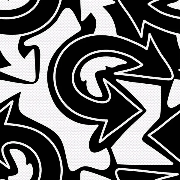 Monochrome graffiti arrows seamless pattern — Stock Vector