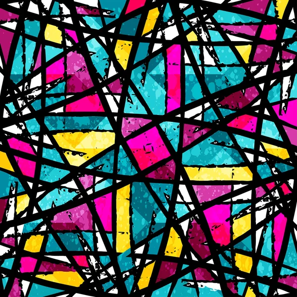 Bela ilustração abstrata colorida do vetor dos polígonos do grafite — Vetor de Stock