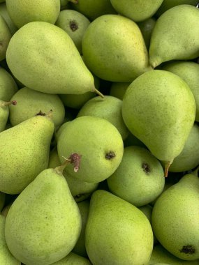 Taze yeşil armut arkaplanı