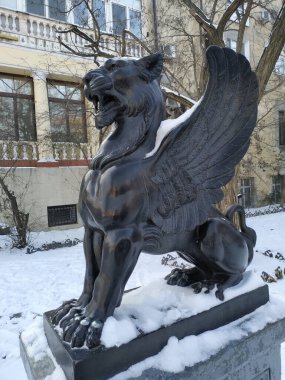 Eski şehrin güzel bir manzarası.