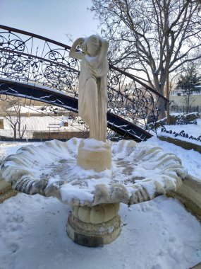 Eski şehrin güzel bir manzarası.