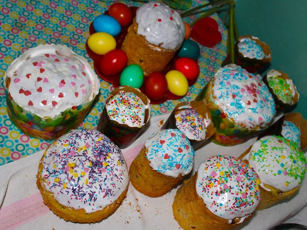 Fragtant Easter Table Delicious — Stock Photo, Image