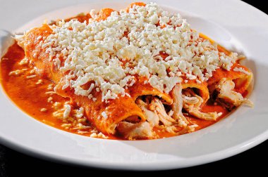 Comida mexicana, Entomatadas de Pollo con queso
