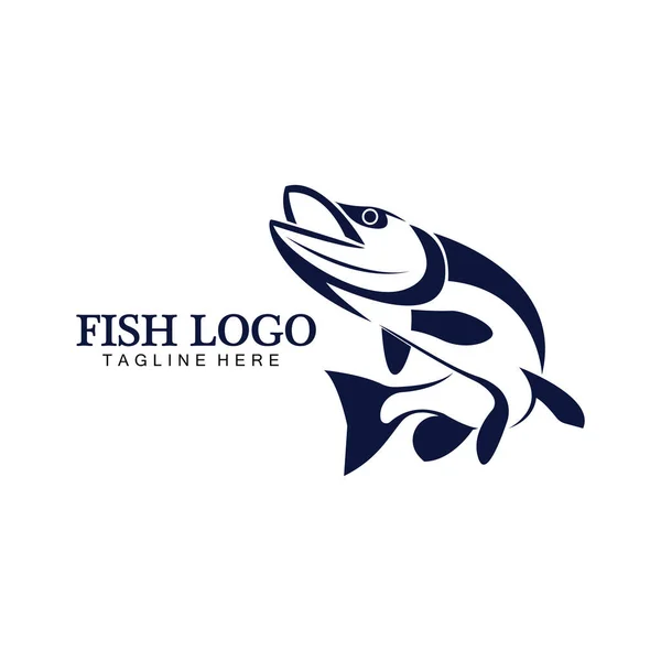 Fisch Abstrakte Ikone Design Logo Vorlage Kreative Vektor Symbol Des — Stockfoto