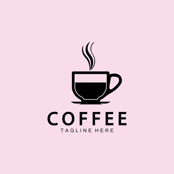 Kaffeetasse Logo Vorlage Vektor Symbol Illustration Design — Stockvektor