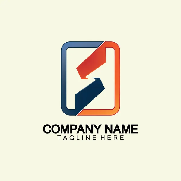 Business Corporate Letter Logo Design Vektor — Stockvektor