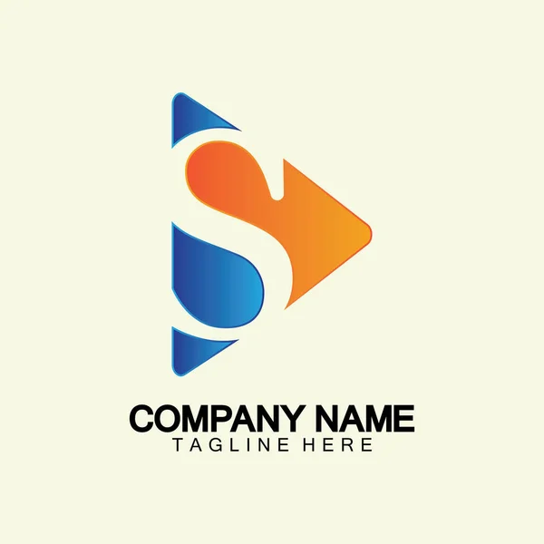 Vektor Desain Logo Perusahaan Bisnis - Stok Vektor