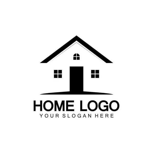 Home Logo Icon Vector Illustration Design Template Home House Logo — Stock Vector