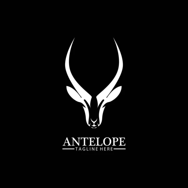 Antelope Head Logo Vector Icon Illustration Design Template Vector Graphics