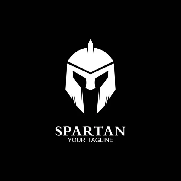 Spartaans Logo Icoon Ontwerpt Vector — Stockvector