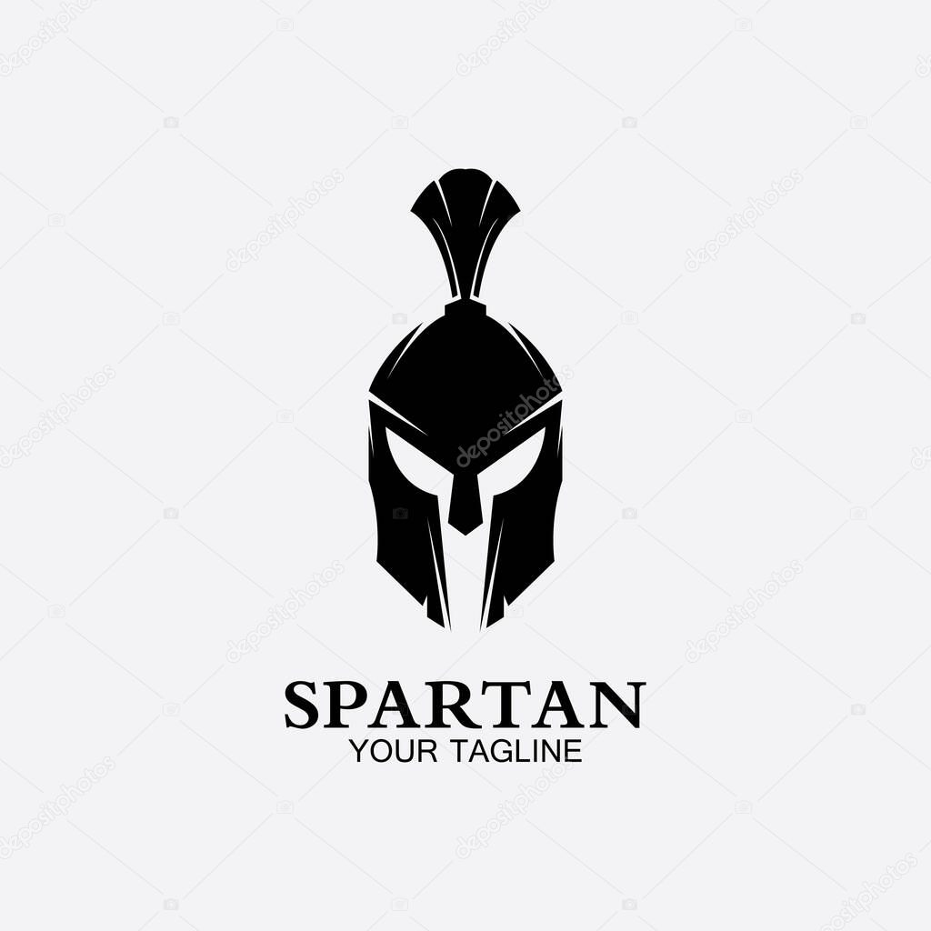 Spartan logo icon designs vector