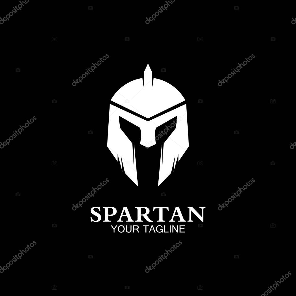Spartan logo icon designs vector