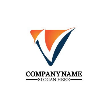 V harfi Mark logosunun tasarımı. Yaratıcı Minimal Lüks Amblem Tasarımı. Genel zarif simge. Şirket İş Kimliği için Grafik Alfabesi Sembolü.