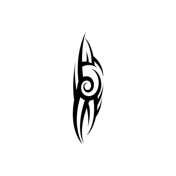 Motif Tribal Tatouage Vecteur Art Design Tatouage Tribal Manche Abstraite — Image vectorielle