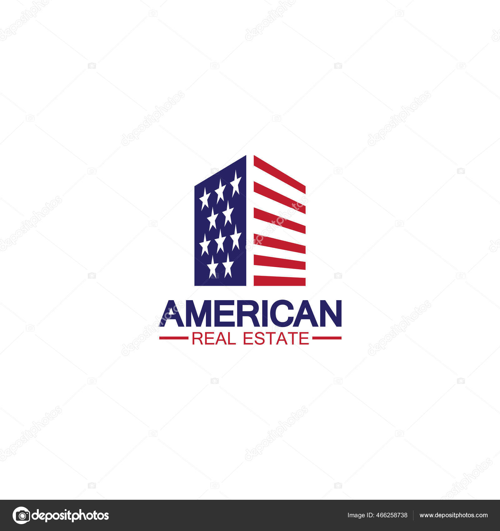 ホームアメリカ国旗不動産のロゴベクトルイラスト ストックベクター C Sunarko ホームアメリカ国旗不動産のロゴベクトルイラスト ストックベクター C Sunarko